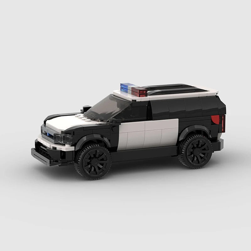 Brick MOC SUV Police Patrol - Brick Car Merchant