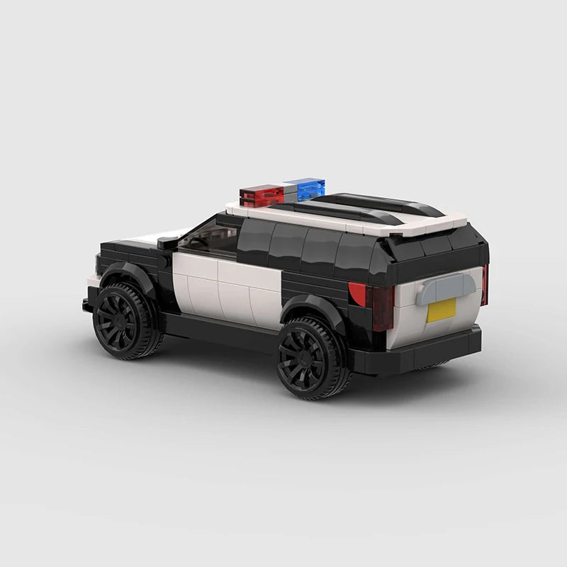 Brick MOC SUV Police Patrol - Brick Car Merchant