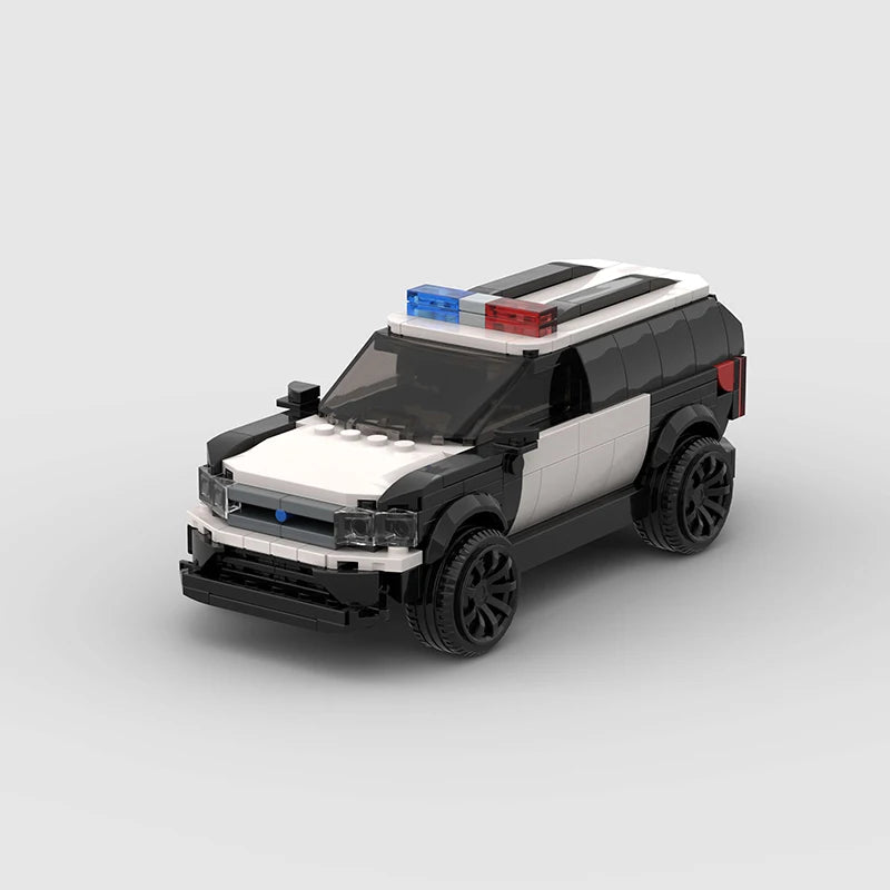 Brick MOC SUV Police Patrol - Brick Car Merchant
