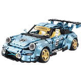 LEGO MOC Porsche 993 RWB Stanced | Remote Control, Opening Features, 2368 pcs - Brick Car Merchant