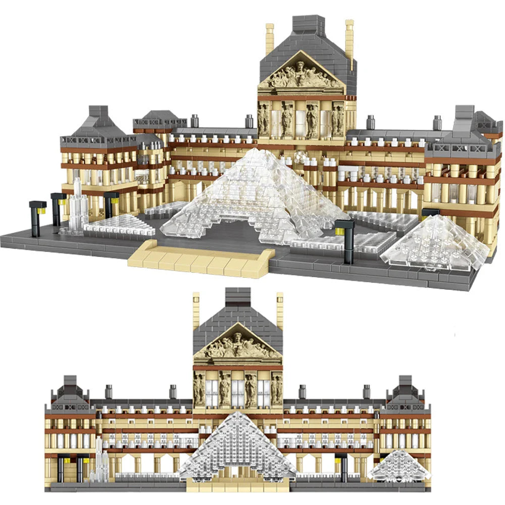 LEGO MOC Louvre Paris | 3377pcs - Brick Car Merchant