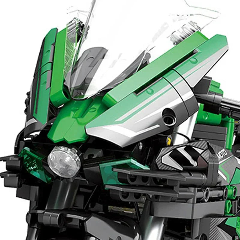Brick MOC Supercharged Sport Tourer | 2088pcs - Brick Car Merchant