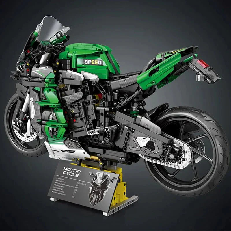 Brick MOC Supercharged Sport Tourer | 2088pcs - Brick Car Merchant