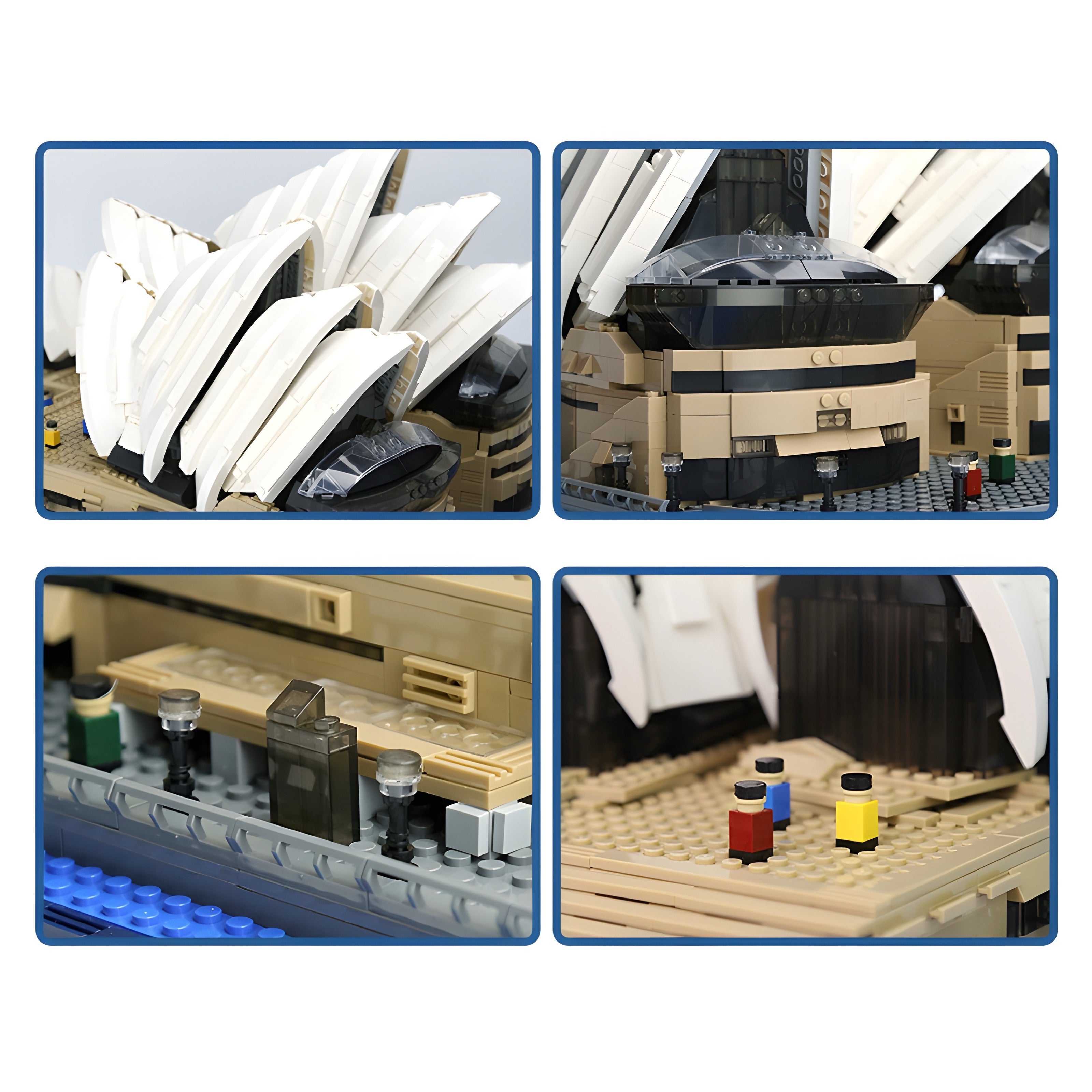 Brick MOC Sydney Opera House | 2938pcs - Brick Car Merchant
