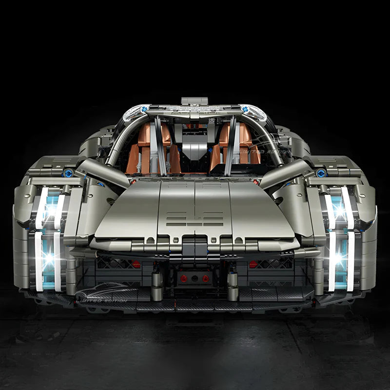 Brick MOC The Ultimate German Concept | Remote Control, Electric Door, Electric Tail Lift, Electric Air Suspension, 4056 pcs - Brick Car Merchant