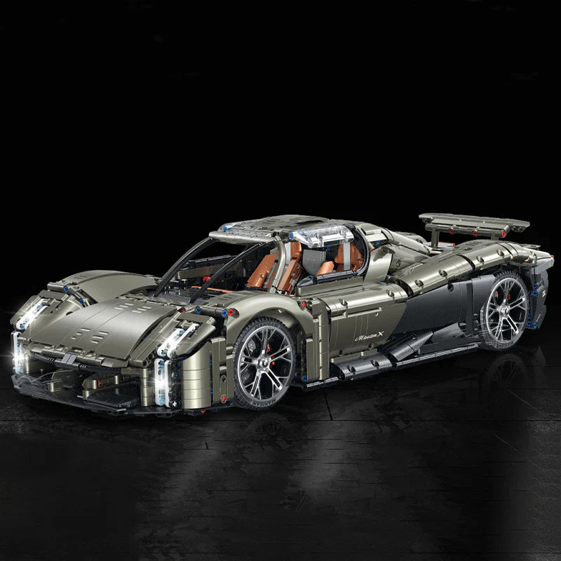 Brick MOC The Ultimate German Concept | Remote Control, Electric Door, Electric Tail Lift, Electric Air Suspension, 4056 pcs - Brick Car Merchant