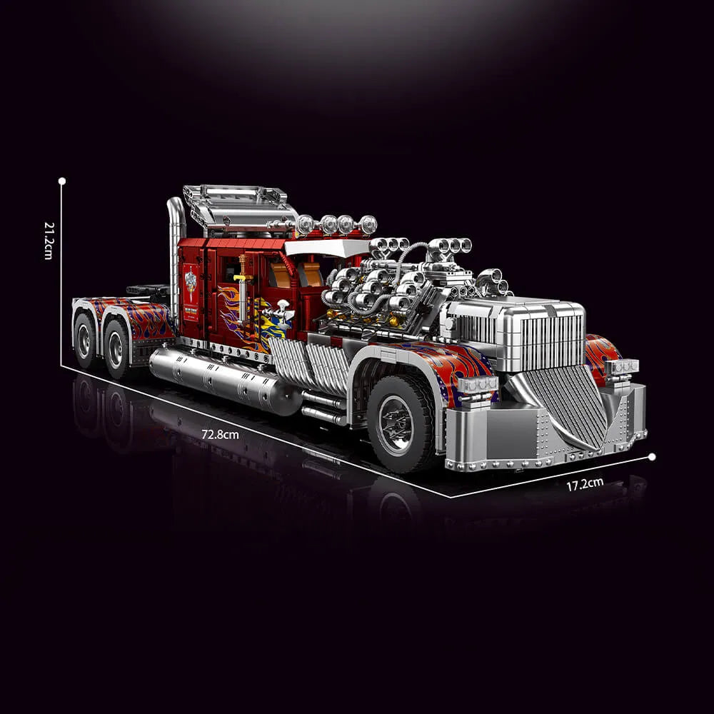 Brick MOC Titan V24 Diesel Power Truck | 3484pcs - Brick Car Merchant