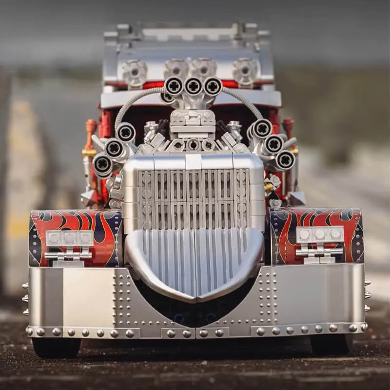 Brick MOC Titan V24 Diesel Power Truck | 3484pcs - Brick Car Merchant