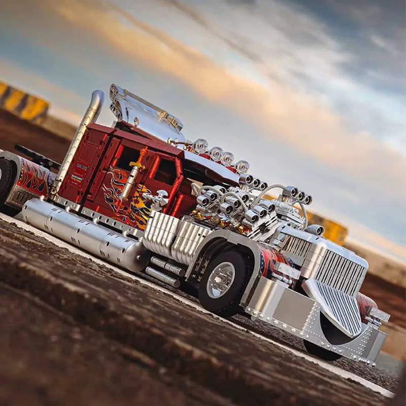 Brick MOC Titan V24 Diesel Power Truck | 3484pcs - Brick Car Merchant