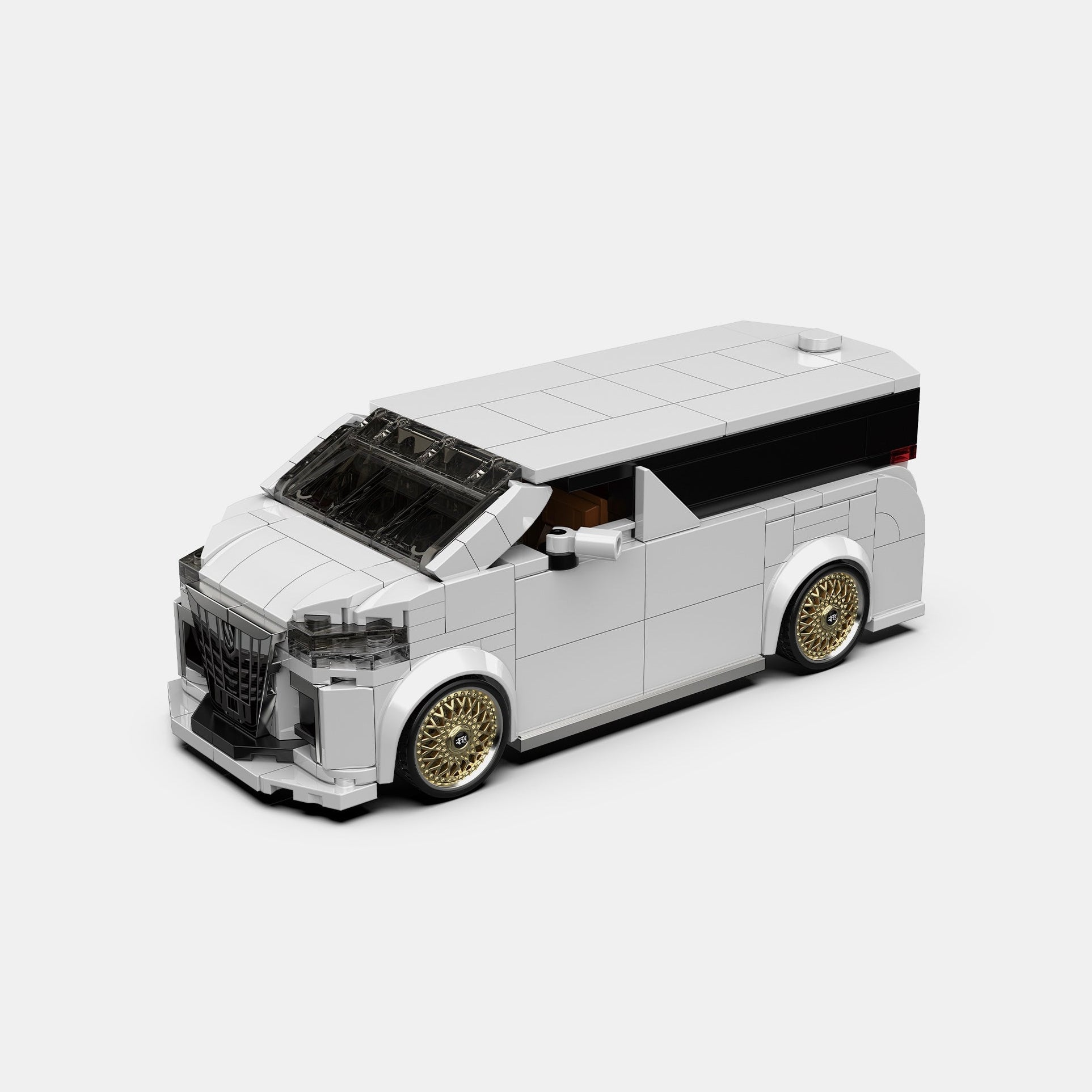 Brick MOC Toyota Alphard - Brick Car Merchant