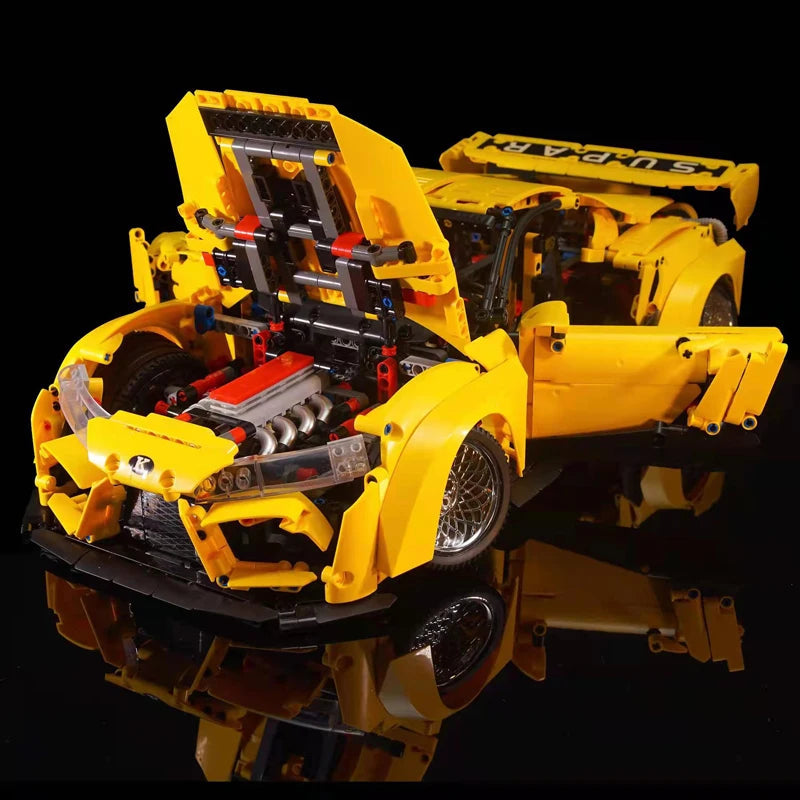 Brick MOC Toyota Supra | 2627 pcs - Brick Car Merchant