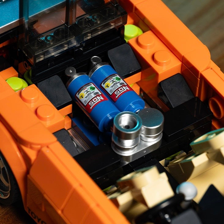 Brick MOC Toyota Supra A80 - Brick Car Merchant