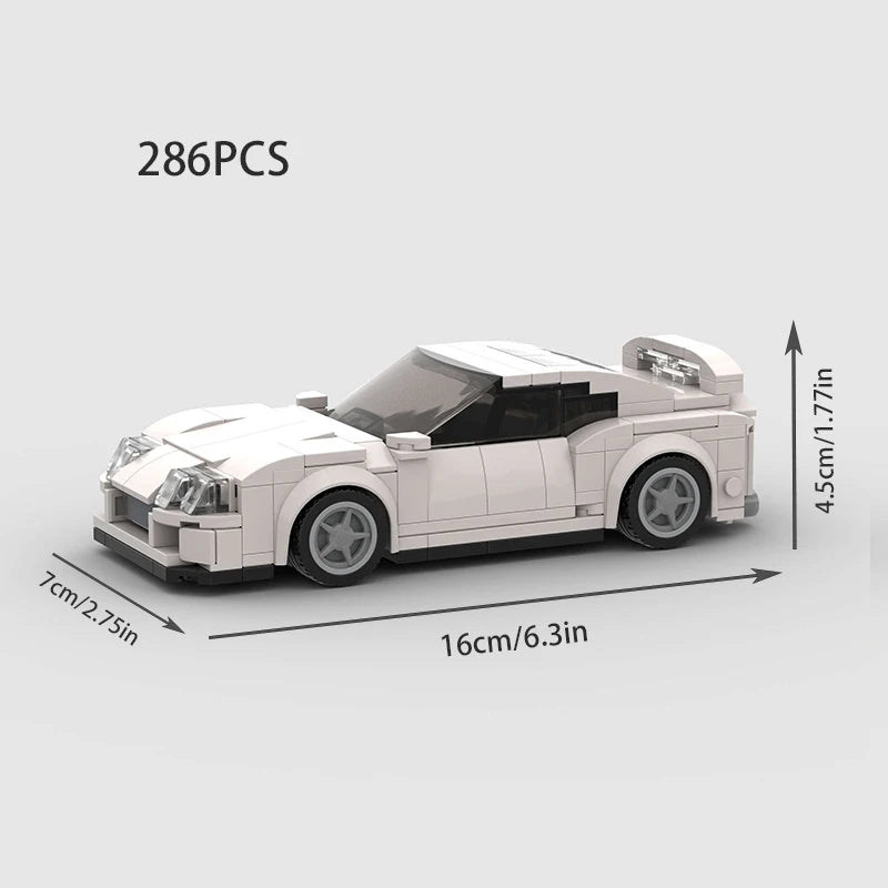 Brick MOC Toyota Supra V2 A80 | Fast & Furious - Brick Car Merchant