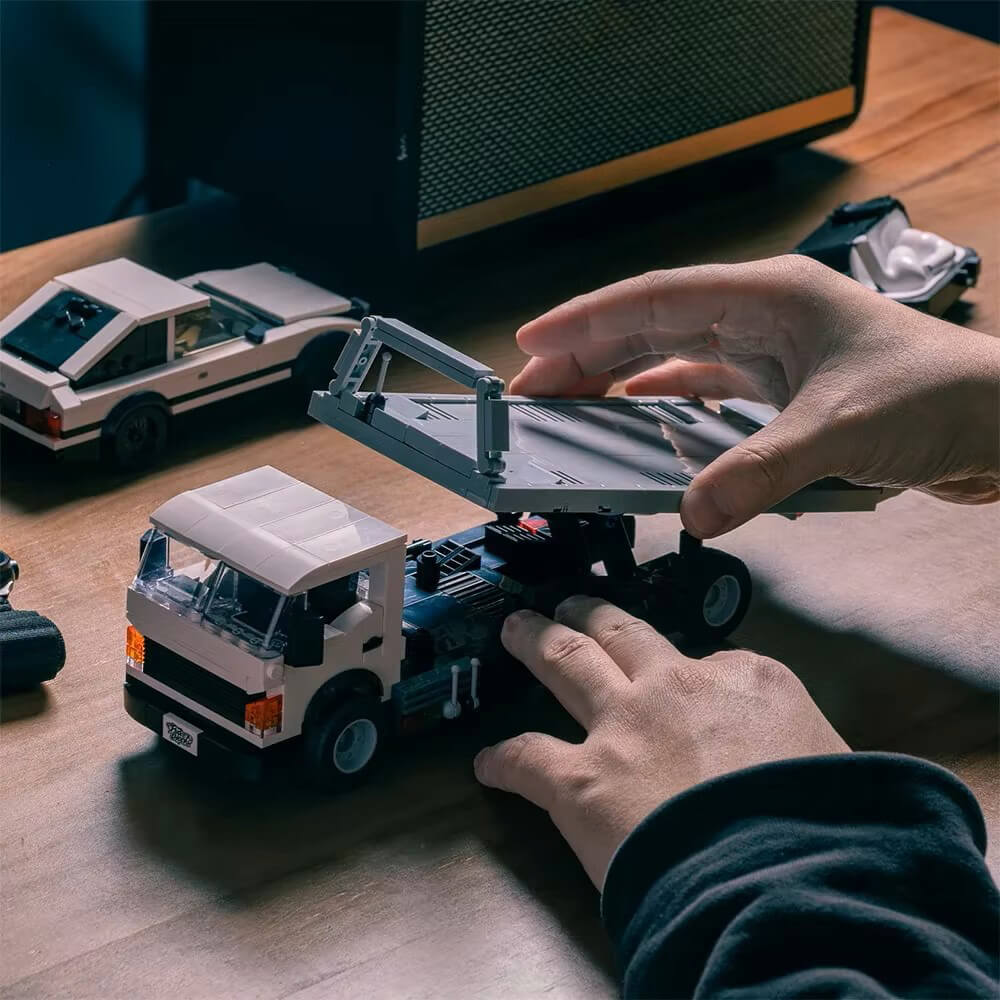Brick MOC Transport Trailer | 481pcs - Brick Car Merchant