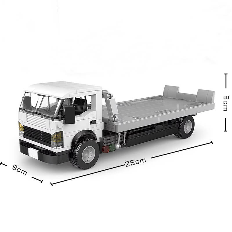 Brick MOC Transport Trailer | 481pcs - Brick Car Merchant