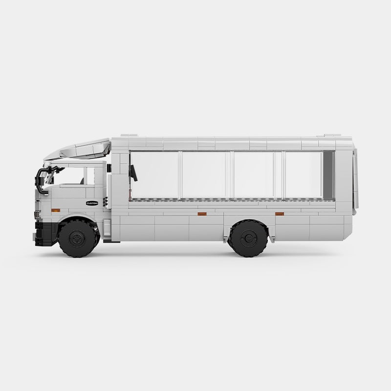 Brick MOC Transporter Truck - Brick Car Merchant
