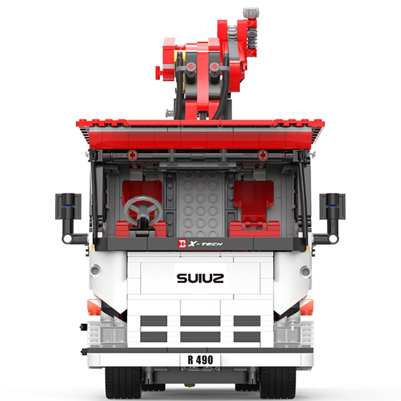 Brick MOC Truck With Crane Remote Control | 1476pcs - Brick Car Merchant