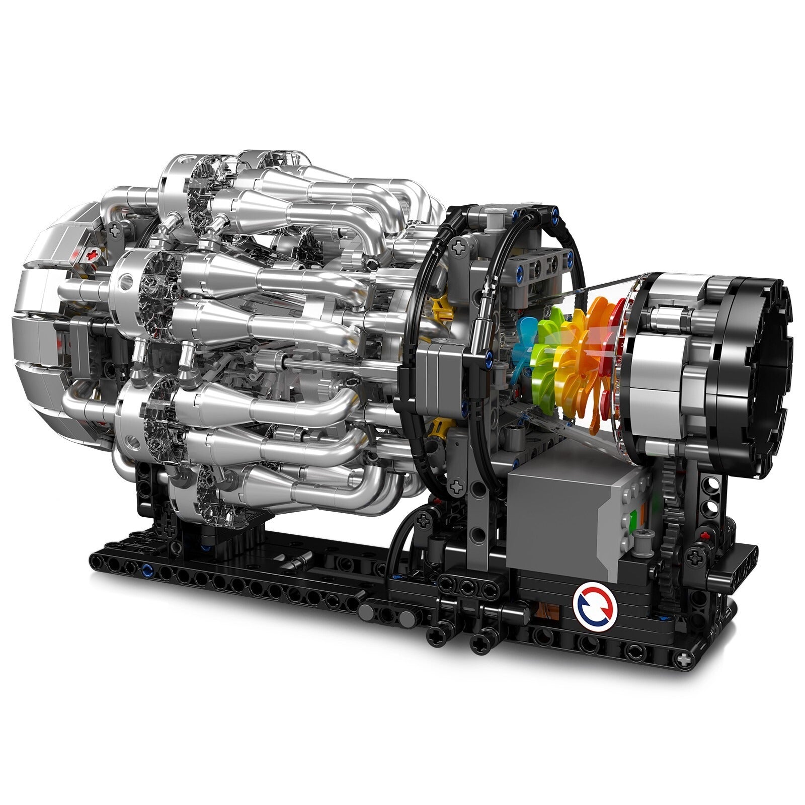 Brick MOC Turbojet Engine Model Kit | 1214pcs - Brick Car Merchant