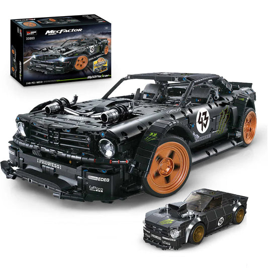 LEGO MOC Ultimate 1400 BHP Drifter | Remote Control, Light Features, 3145 pcs - Brick Car Merchant