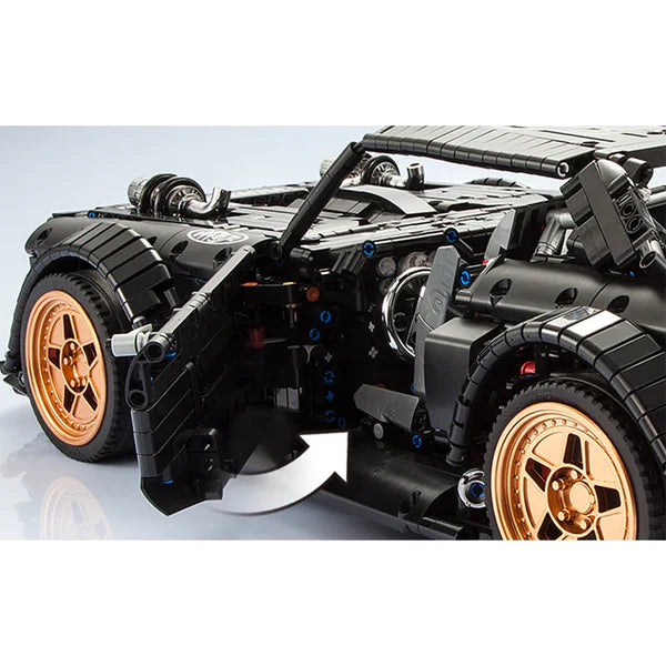 Brick MOC Ultimate 1400 BHP Drifter | Remote Control, Light Features, 3145 pcs - Brick Car Merchant
