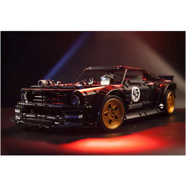 Brick MOC Ultimate 1400 BHP Drifter | Remote Control, Light Features, 3145 pcs - Brick Car Merchant