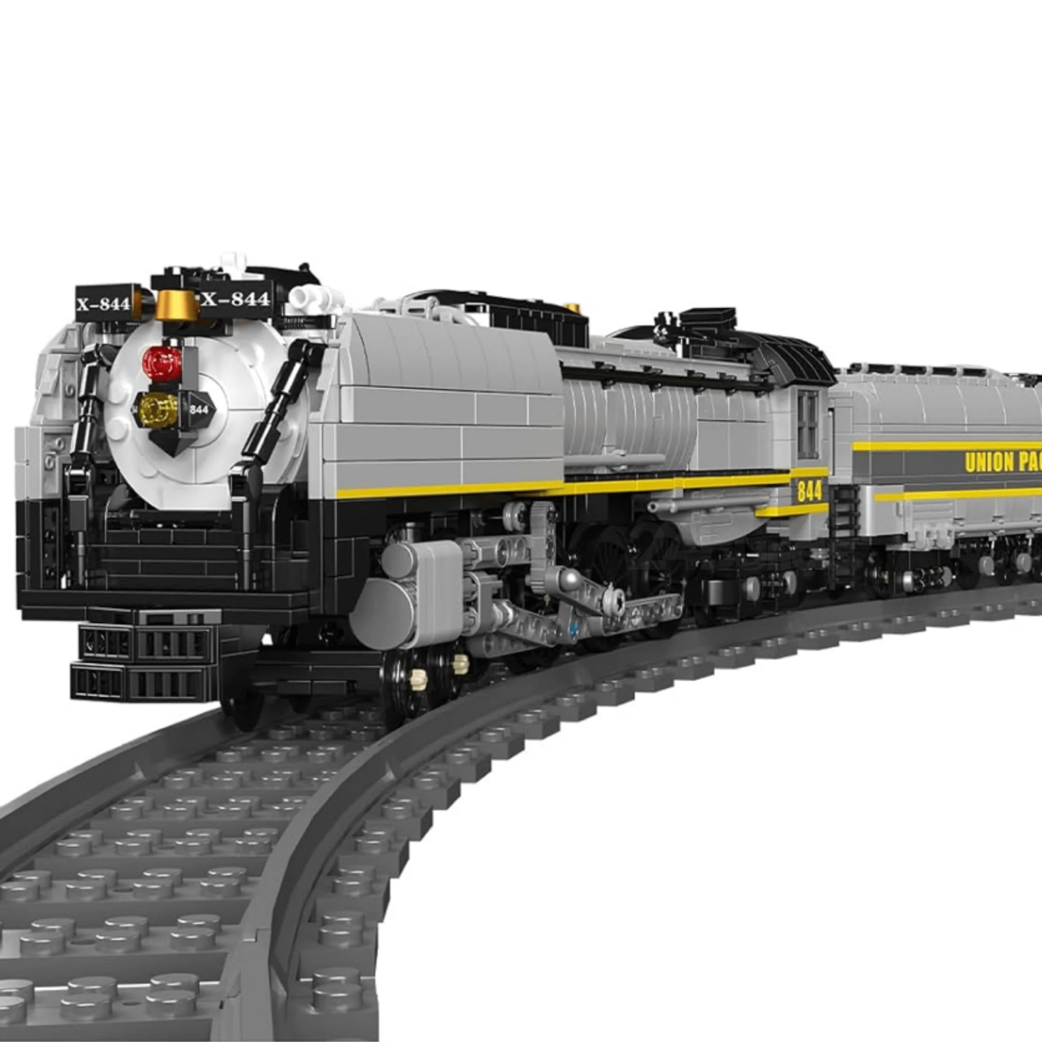 Brick MOC Union Pacific 844 Locomotive | 3358pcs - Brick Car Merchant