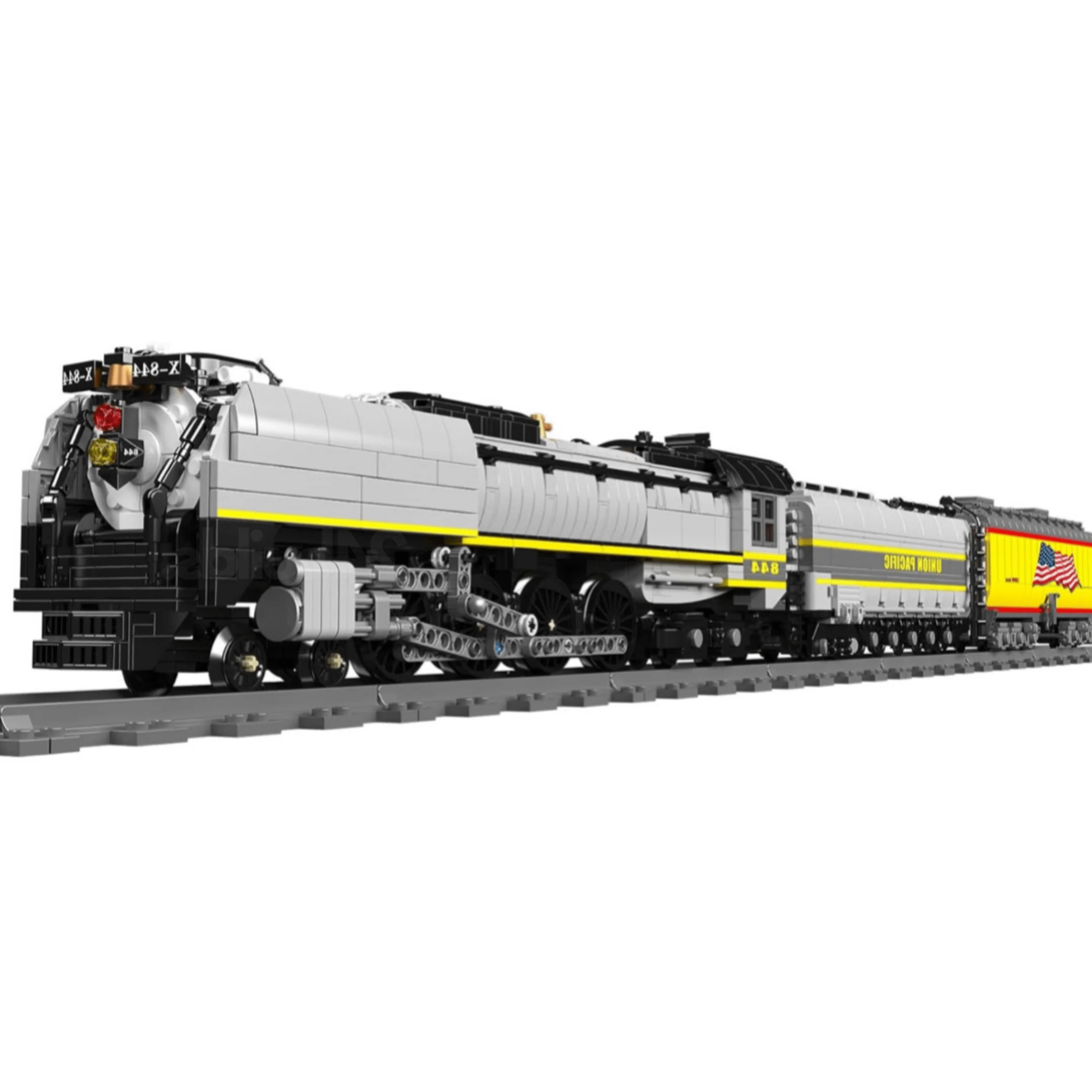 Brick MOC Union Pacific 844 Locomotive | 3358pcs - Brick Car Merchant