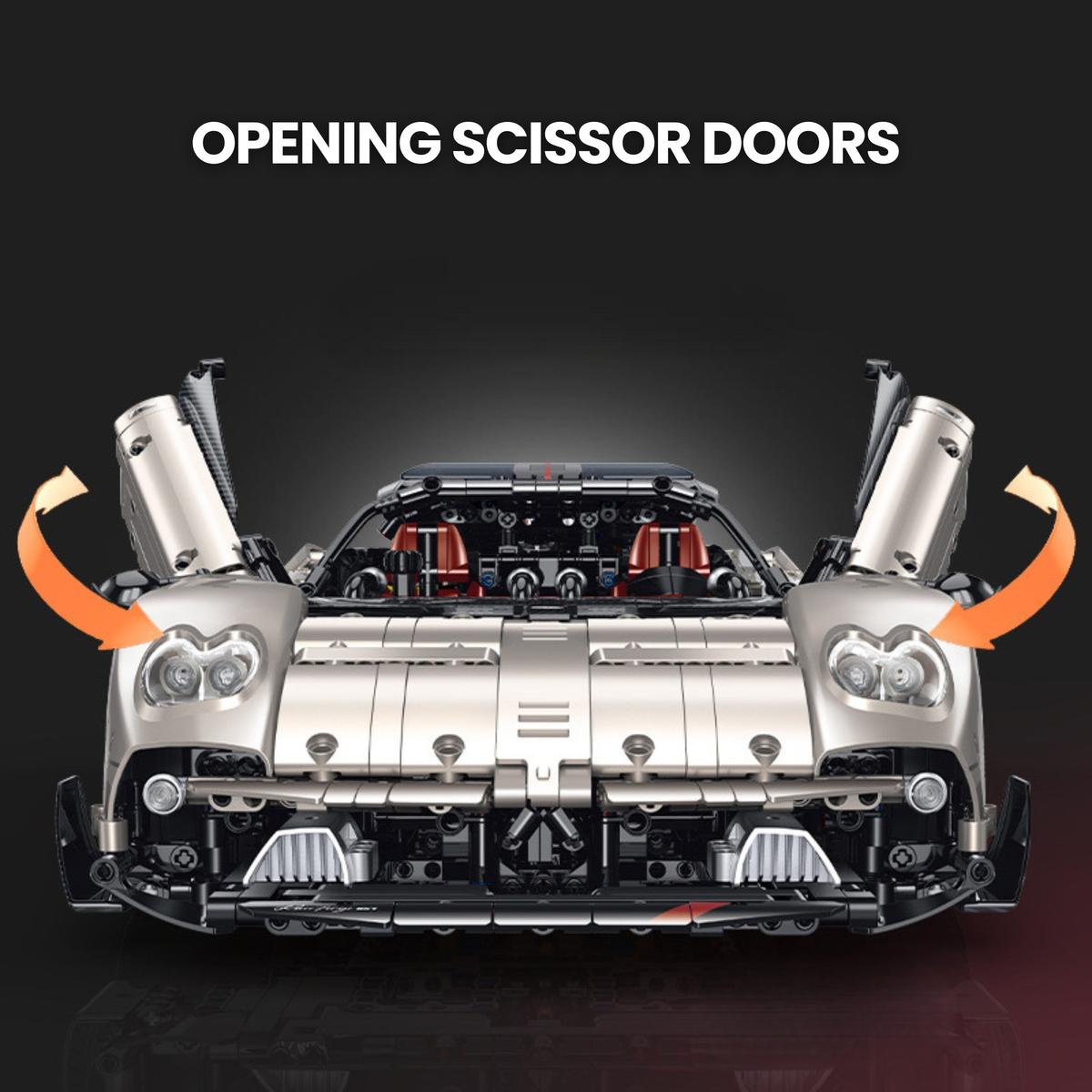 Brick MOC Limited Edition V12 Elite Hypercar - Brick Car Merchant