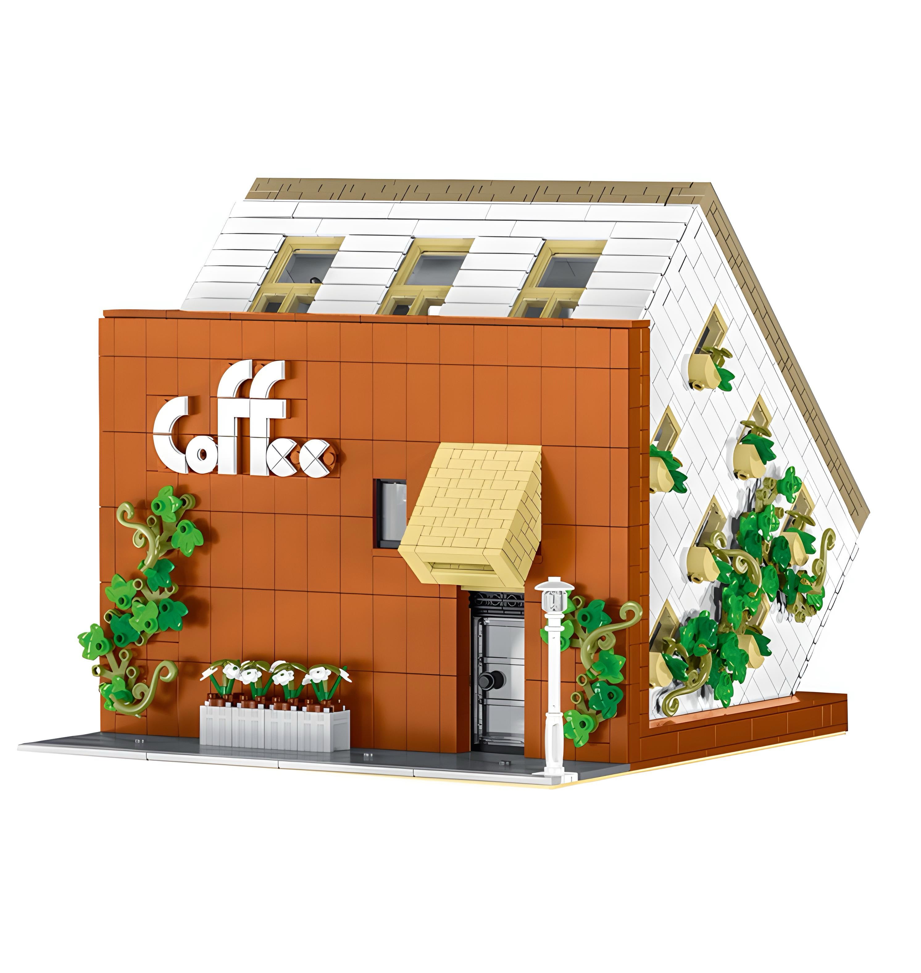 Brick MOC Upside Down Cafe | 3120pcs - Brick Car Merchant