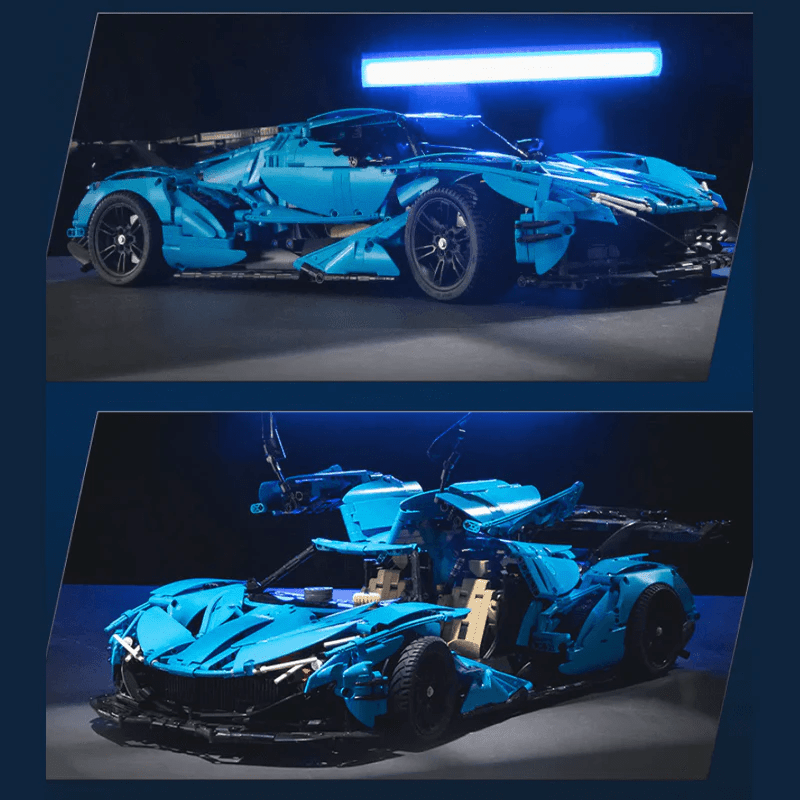 Brick MOC V12 Intensa Track-Only Hypercar | 3864pcs - Brick Car Merchant