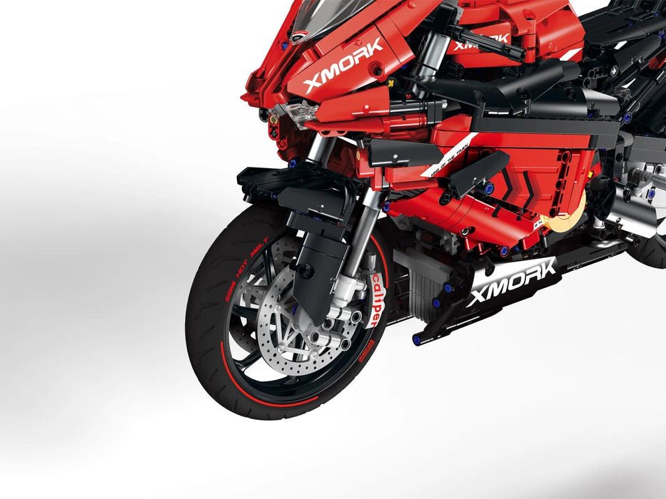 Brick MOC V4 Streetfighter Superbike | 2008pcs - Brick Car Merchant
