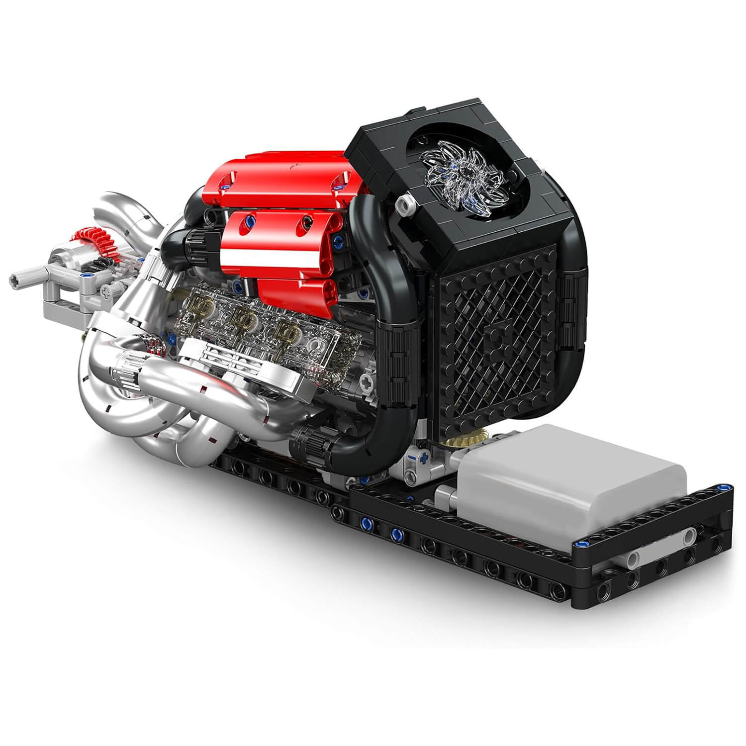 Brick MOC V8 Formula 1 Engine | 979pcs - Brick Car Merchant
