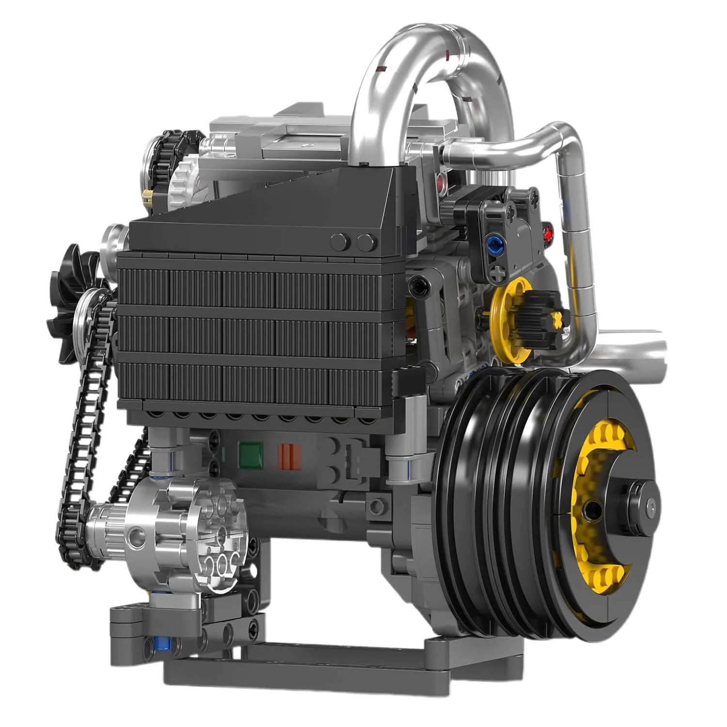 Brick MOC V8 Supercar Engine Kit | 739pcs - Brick Car Merchant
