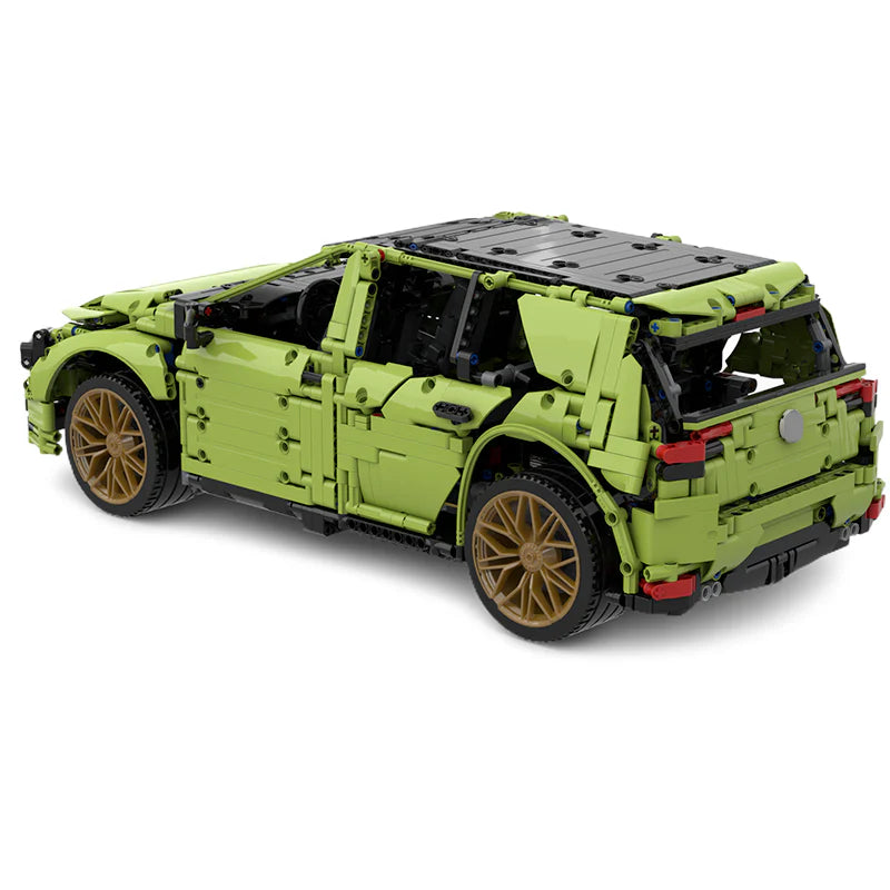 Brick MOC Volkswagen Golf R | Opening Features, Detailed Interior, Realistic Model, 3696 pcs - Brick Car Merchant