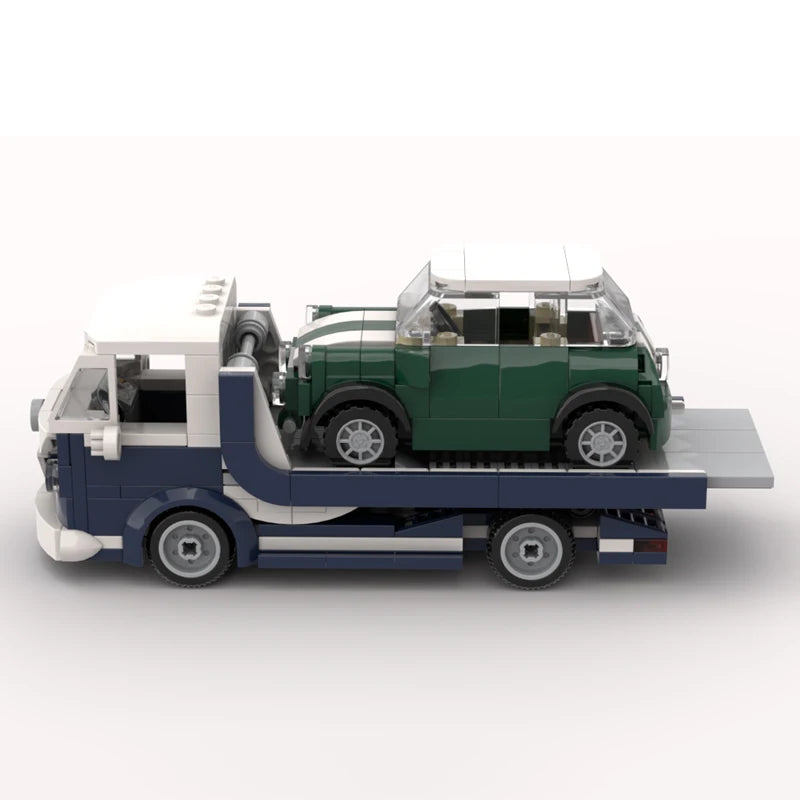 Brick MOC Volkswagen T1 Trailer - Brick Car Merchant