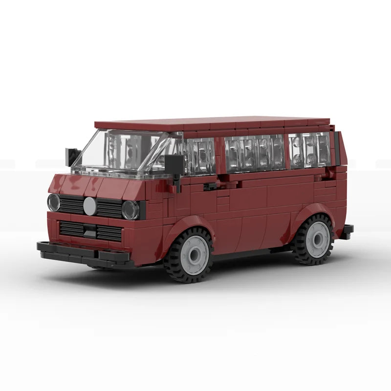 Brick MOC Volkswagen T3 Camper Van - Brick Car Merchant