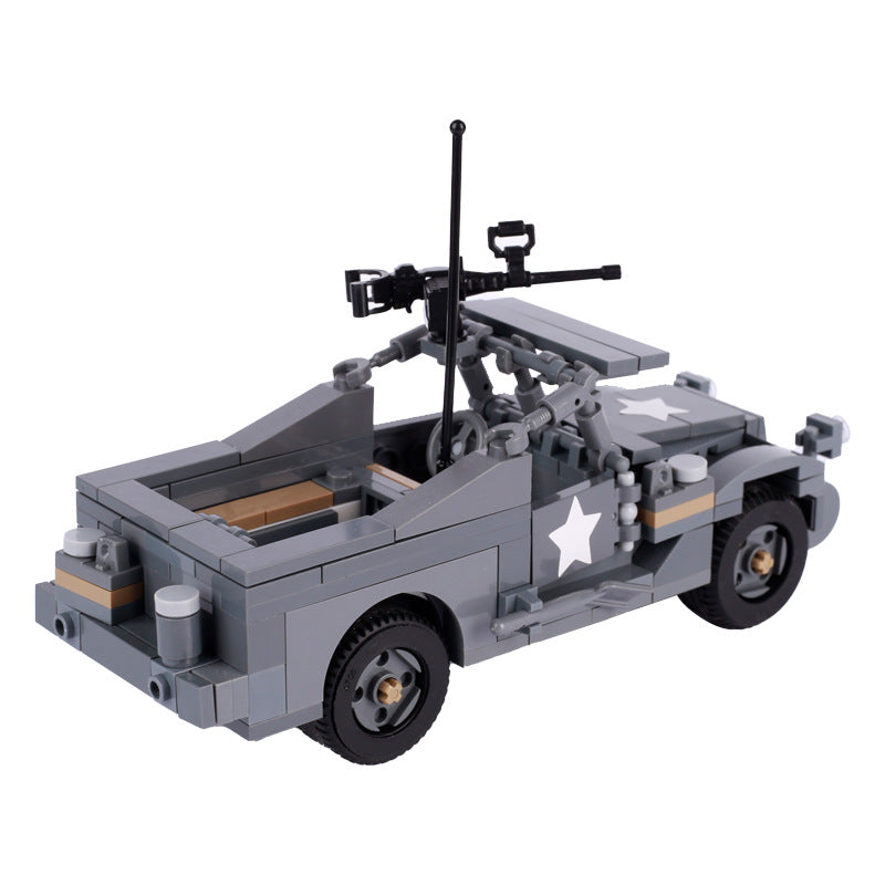 Brick MOC WWII M3A1 Scout Car - Brick Car Merchant