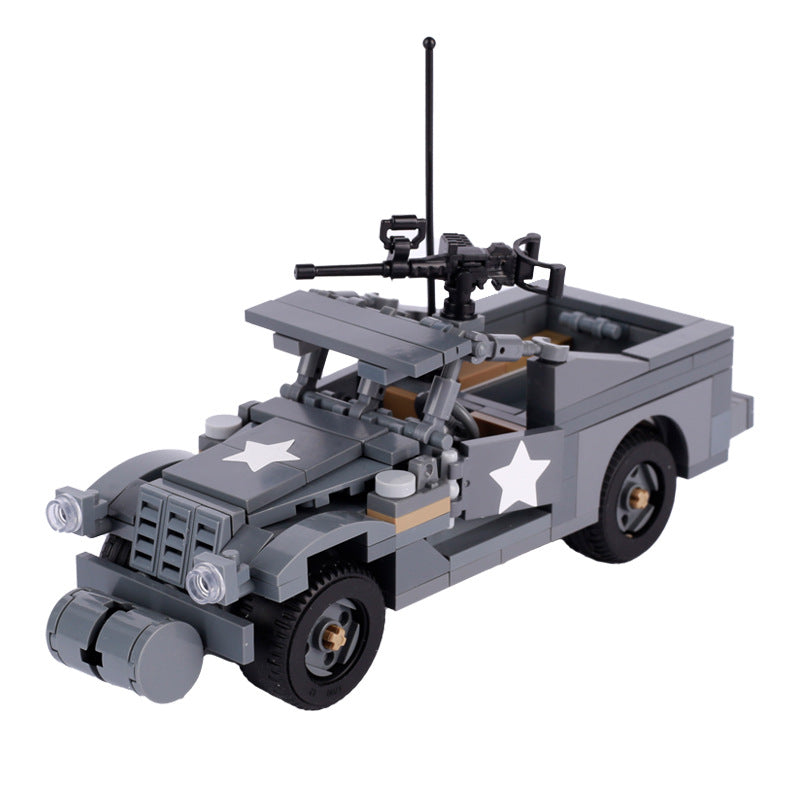 Brick MOC WWII M3A1 Scout Car - Brick Car Merchant