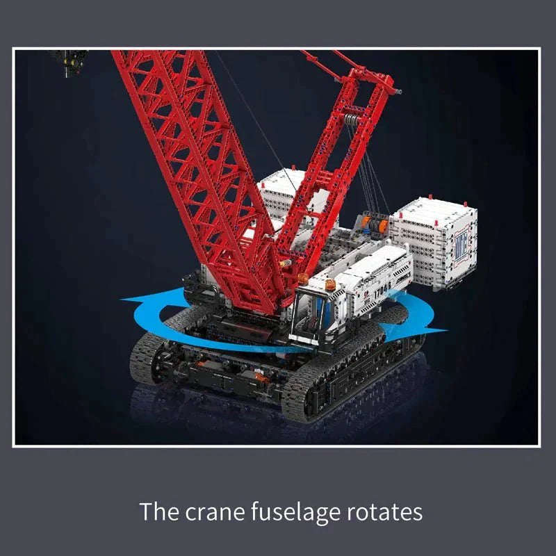 Brick MOC Wacker 16000 Crawler Crane Advanced | 4494pcs - Brick Car Merchant
