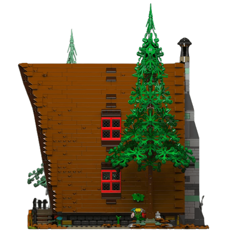 Brick MOC Wooden Cabin In The Woods | 3397pcs - Brick Car Merchant