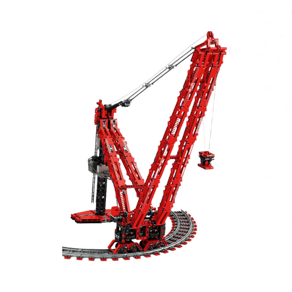 Brick MOC World's Most Powerful Land Crane | 1195pcs - Brick Car Merchant