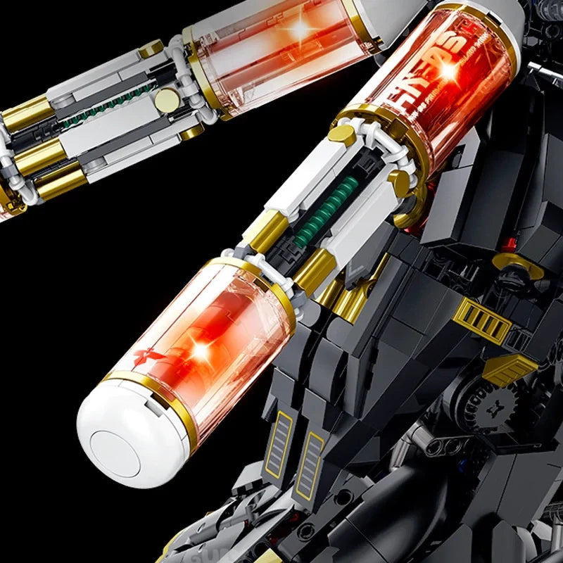 Brick MOC Warbound Omega Armoured Mecha | 3908pcs - Brick Car Merchant