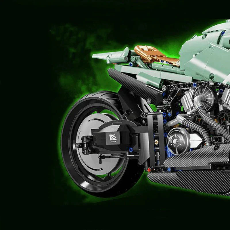 LEGO MOC Carbon Concept Track Bike | 2175pcs - Brick Car Merchant