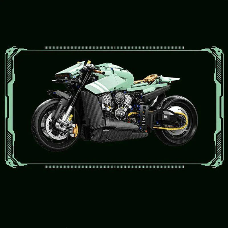 LEGO MOC Carbon Concept Track Bike | 2175pcs - Brick Car Merchant