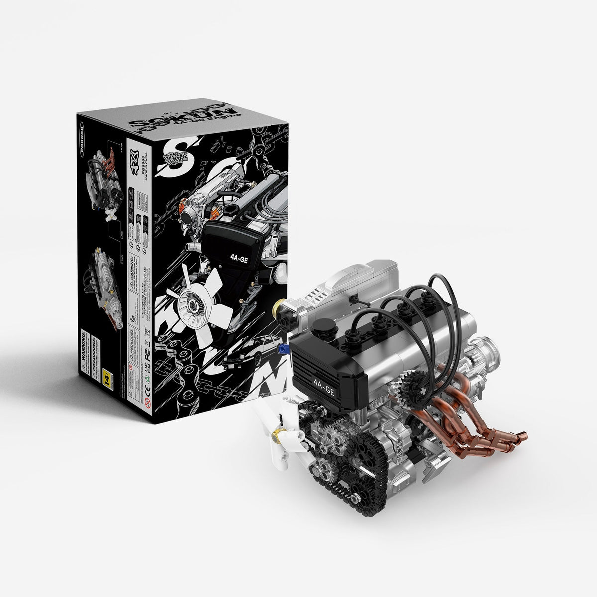 Brick MOC Toyota 4A-GE Engine - Brick Car Merchant