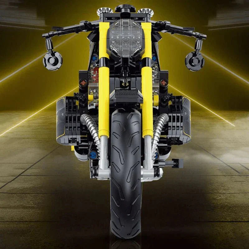 LEGO MOC Retro Cafe Racer Concept | 617pcs - Brick Car Merchant