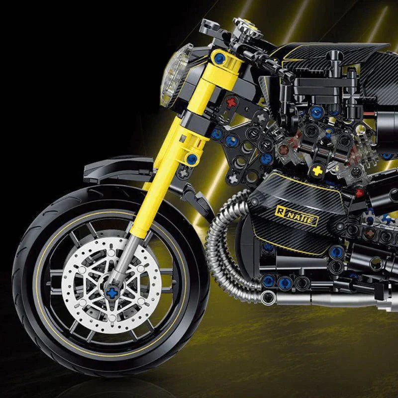 LEGO MOC Retro Cafe Racer Concept | 617pcs - Brick Car Merchant