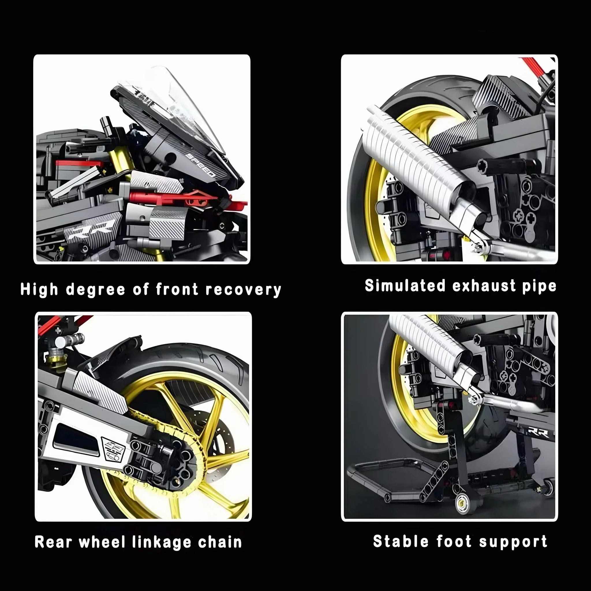 LEGO MOC Superbike RR Racing Replica | 1920pcs - Brick Car Merchant