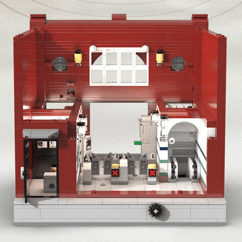 Brick MOC Brickadilly Circus London Station | 1835pcs - Brick Car Merchant