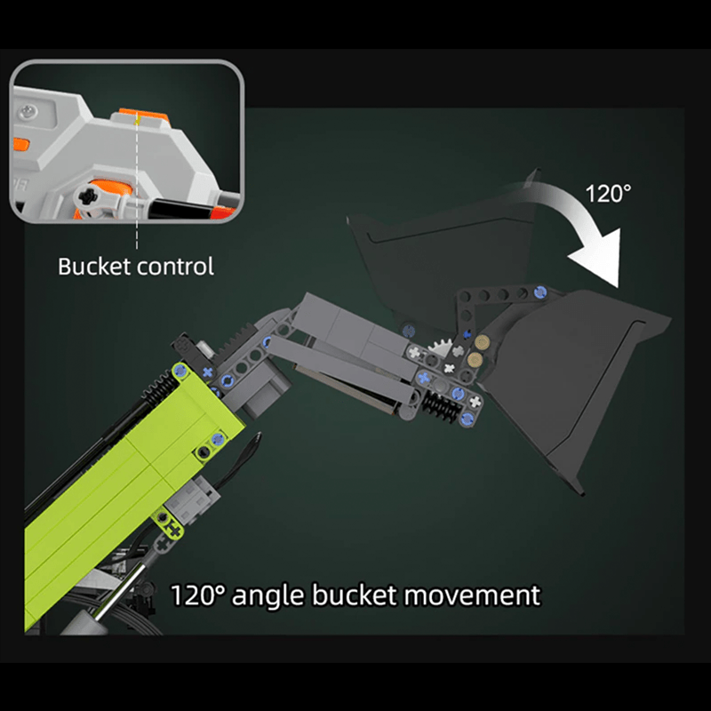 LEGO MOC Cargo Loader Utility Vehicle | 1469pcs - Brick Car Merchant